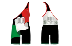 Custom adult youth unisex single strap powerlifting suits mexican pride - Powerlifting-singlets