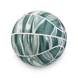 Custom green & white shades basketballs - Basketball-balls