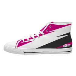 Custom high top canvas shoes white trend forward - High-top-shoes