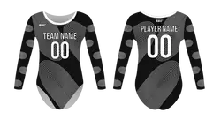 Custom women long sleeve one piece dance uniform abstract motion - Dance-jerseys