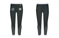 Custom faded string adult youth leggings - Legging