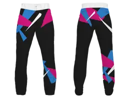 Custom sharp abstract adult youth unisex softball pants - Softball-pants