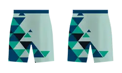 Custom abstract shapes adult youth unisex soccer shorts - Short