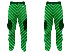 Custom fishing pants adult youth unisex vibrant verdancy - Fishing-pants