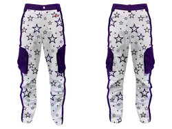 Custom fishing pants adult youth unisex celestial canvas - Fishing-pants