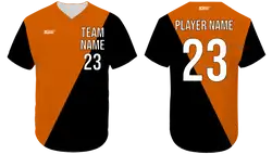 Custom casual short sleeve solids adult youth unisex baseball jersey - Jersey