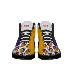 Custom basketball shoes black slam vision - Basketball-shoes