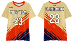 Custom moisture-wicking diagonal stripes youth unisex shirt - Jersey