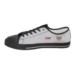 Custom low top canvas shoes black journey - Low-top-shoes