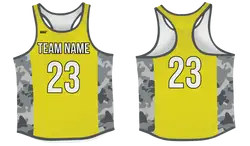 Custom track singlets adult youth unisex sunset shadow - Track-singlets