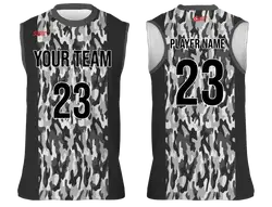 Custom admirable adult youth unisex volleyball racerback jersey - Jersey