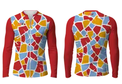 Custom figure skating zipper long sleeve jersey adult youth unisex victory series - Figure-skating-jerseys