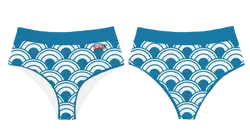 Custom two-piece sporty bikini curved splash - Swimming-bottoms