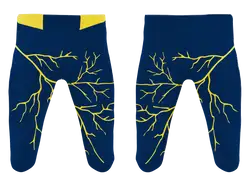 Custom lightning nature adult youth unisex football  pants - Football-pants