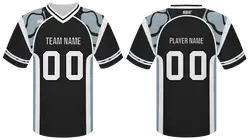 Custom side panel abstract adult youth unisex football jersey - Jersey