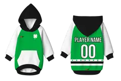 Custom pet holiday hoodie green grind - Pets-hoodie