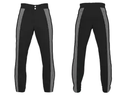 Custom black adult youth unisex baseball  pants - Baseball-pants