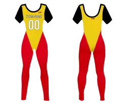 Custom women short sleeve dance bodysuit brussels spirit - Dance-bodysuits