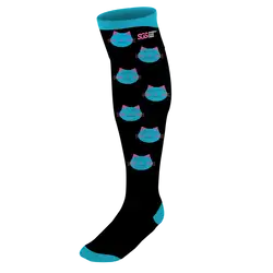 Custom soccer socks adult youth unisex cat nap kick - Socks