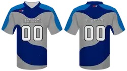 Custom semi-wave abstract adult youth unisex football jersey - Jersey