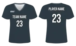 Custom dark blue adult youth unisex short sleeve jersey - Jersey