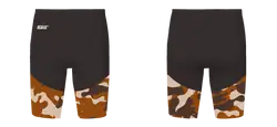 Custom cycling shorts adult youth unisex contemporary camo - Short