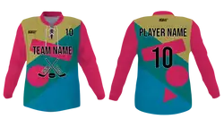 Custom vari-colored youth unisex hockey jersey laces - Jersey