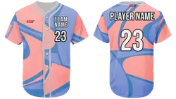 Custom 3d abstract adult youth unisex softball jersey - Jersey