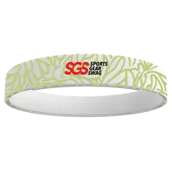 Custom wristband silicone organic floral pattern - Wristbands