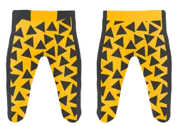 Custom geometric shapes adult youth unisex no belts football pants - Football-pants