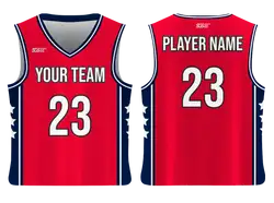 Custom 3 stars design adult youth unisex basketball jersey - reversible uniform - Jersey