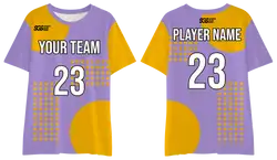 Custom classic moisture-wicking solid adult youth unisex shirt - Jersey