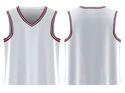 Custom solid white adult youth unisex basketball jersey - Jersey