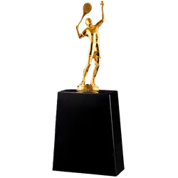 Golden man tennis trophies awards - Trophies-awards