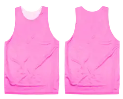 Custom light pink adult youth unisex pinnies - Pinnies