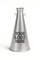 Custom megaphone silver - Megaphones