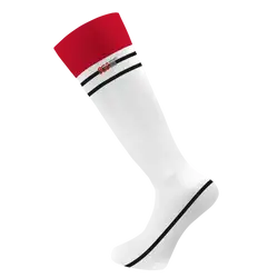 Custom adult youth unisex softball full calf socks stripe athletic - Socks