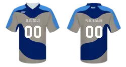 Custom semi-wave abstract adult youth unisex football jersey - Jersey