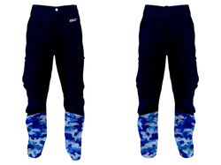 Custom fishing pants adult youth unisex cerulean - Fishing-pants
