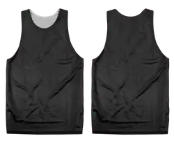 Custom black adult youth unisex pinnies - Pinnies