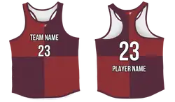 Custom track singlets adult youth unisex blitz force - Track-singlets