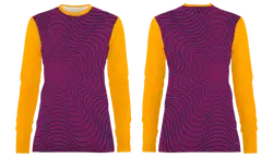 Custom layered lines adult youth unisex long sleeve shirt-shooting shirts - Shirt-long-sleeve