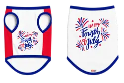 Custom pet holiday shirt firework fun - Pets-shirts