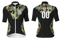 Custom cycling short sleeve adult youth unisex stealth style - Jersey