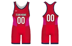Custom solid adult youth unisex wrestling singlets - Wrestling-singlets