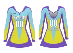 Custom women long sleeve ballet uniform aurora elegance - Ballet-uniforms