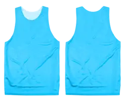 Custom light blue adult youth unisex pinnies - Pinnies