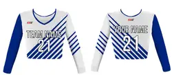 Custom classy lines adult youth unisex cheerleading long sleeve jersey - Jersey