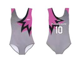 Custom sleeveless gymnastic uniform adult youth polka pop - Gymnastics-uniforms