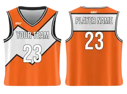 Custom white print solids adult youth unisex basketball jersey - reversible uniform - Jersey
